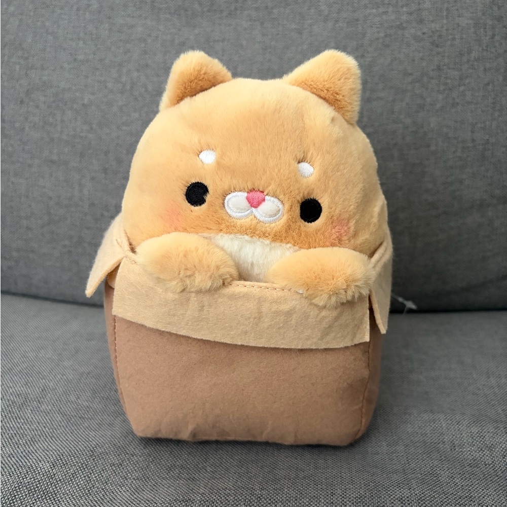 BRAND NEW 7 Inch Shiba in a Box Plushie from Round1 NWT